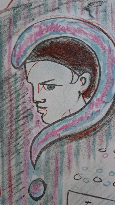 Jean Cocteau - Pierrot - Lithographie originale en couleur 2