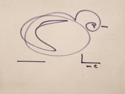 Max Ernst, Oiseau, dessin feutre, 1969 2