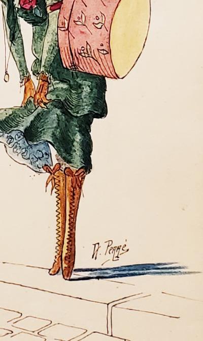 Aristide Perré, dessin Poucette «Perplexe», vers 1933 2