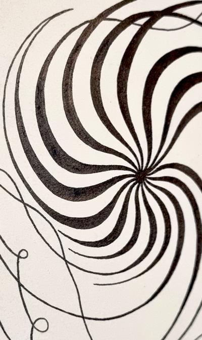 Valentine Hugo, Voir, dessin signé, 1948 2