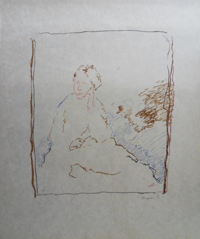 Marko CELEBONOVIC :  L’attente - Lithographie Originale Signée 2