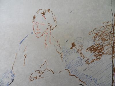 Marko CELEBONOVIC :  L’attente - Lithographie Originale Signée 2