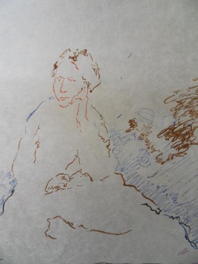 Marko CELEBONOVIC :  L’attente - Lithographie Originale Signée 2