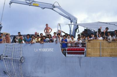 José Nicolas - a Moqueuse, Mer de Chine, 1987 - Tirage Lambda 2