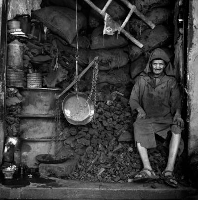 José Nicolas - Charbonnier de Marrakech, Maroc, 1998 - Tirage argentique 2