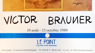 Victor Brauner, affiche originale Monte Carlo, 1989 2
