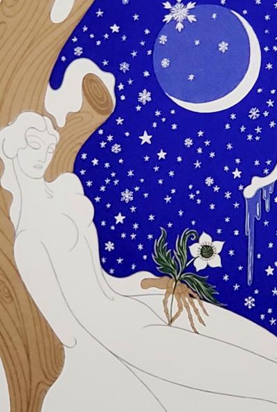 Erté, Winter, EA lithograph, 1980 2