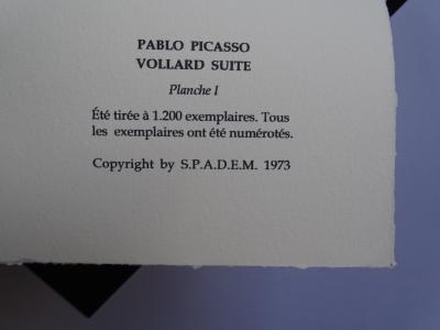 Pablo Picasso - Suite Vollard, 1973, lithographie 2