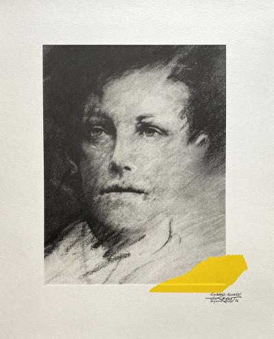 Ernest Pignon-ERNEST - Rimbaud, 1986 - Estampe originale signée dans la planche 2
