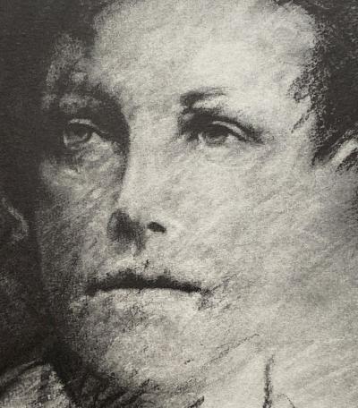 Ernest Pignon-ERNEST - Rimbaud, 1986 - Estampe originale signée dans la planche 2