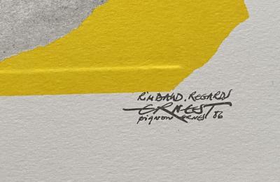 Ernest Pignon-ERNEST - Rimbaud, 1986 - Estampe originale signée dans la planche 2