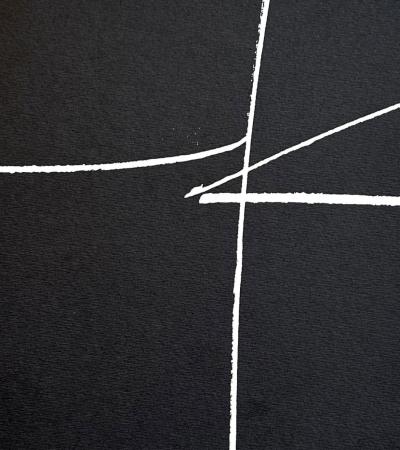 Pierre Soulages - Composition noire - Lithographie 2