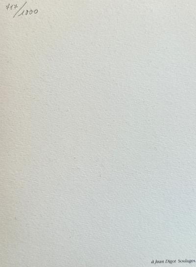 Pierre Soulages - Composition noire - Lithographie 2