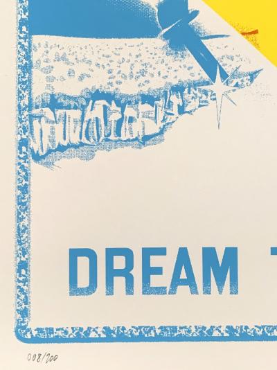 Break Out - Arrêtez la guerre, rêvez de demain - Sérigraphie 2