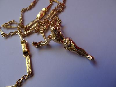 Salvador DALI (d'après) - Le Christ de Saint Jean de la Croix - Collier et bracelet 2