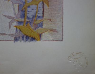 Paul BALLURIAU : Crépuscule, Lithographie originale signée 2