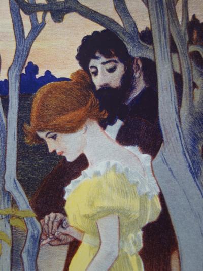 Paul BALLURIAU : Crépuscule, Lithographie originale signée 2