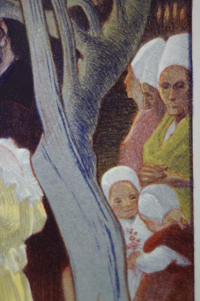 Paul BALLURIAU : Crépuscule, Lithographie originale signée 2