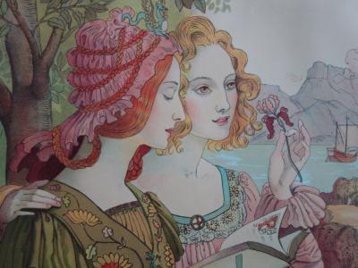 Armand POINT : La Légende dorée, Lithographie originale signée 2