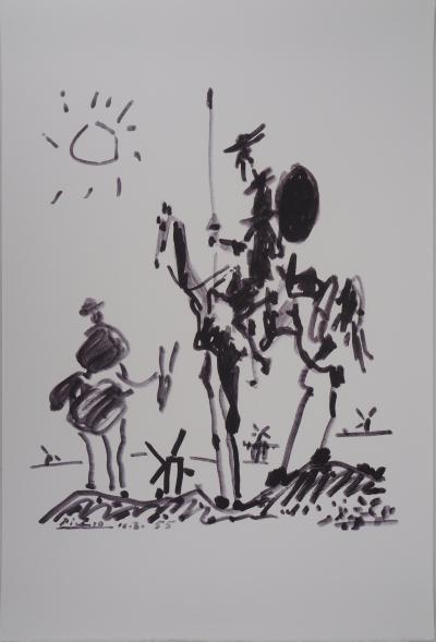 Pablo PICASSO : Don Quichotte - Lithographie signée