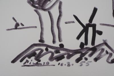 Pablo PICASSO : Don Quichotte - Lithographie signée 2