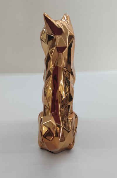 Richard Orlinski - Shiba (Bronze Edition) - sculpture 2
