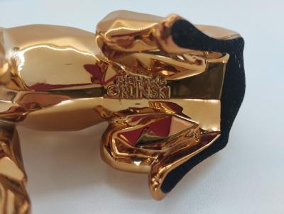 Richard Orlinski - Shiba (Bronze Edition) - sculpture 2