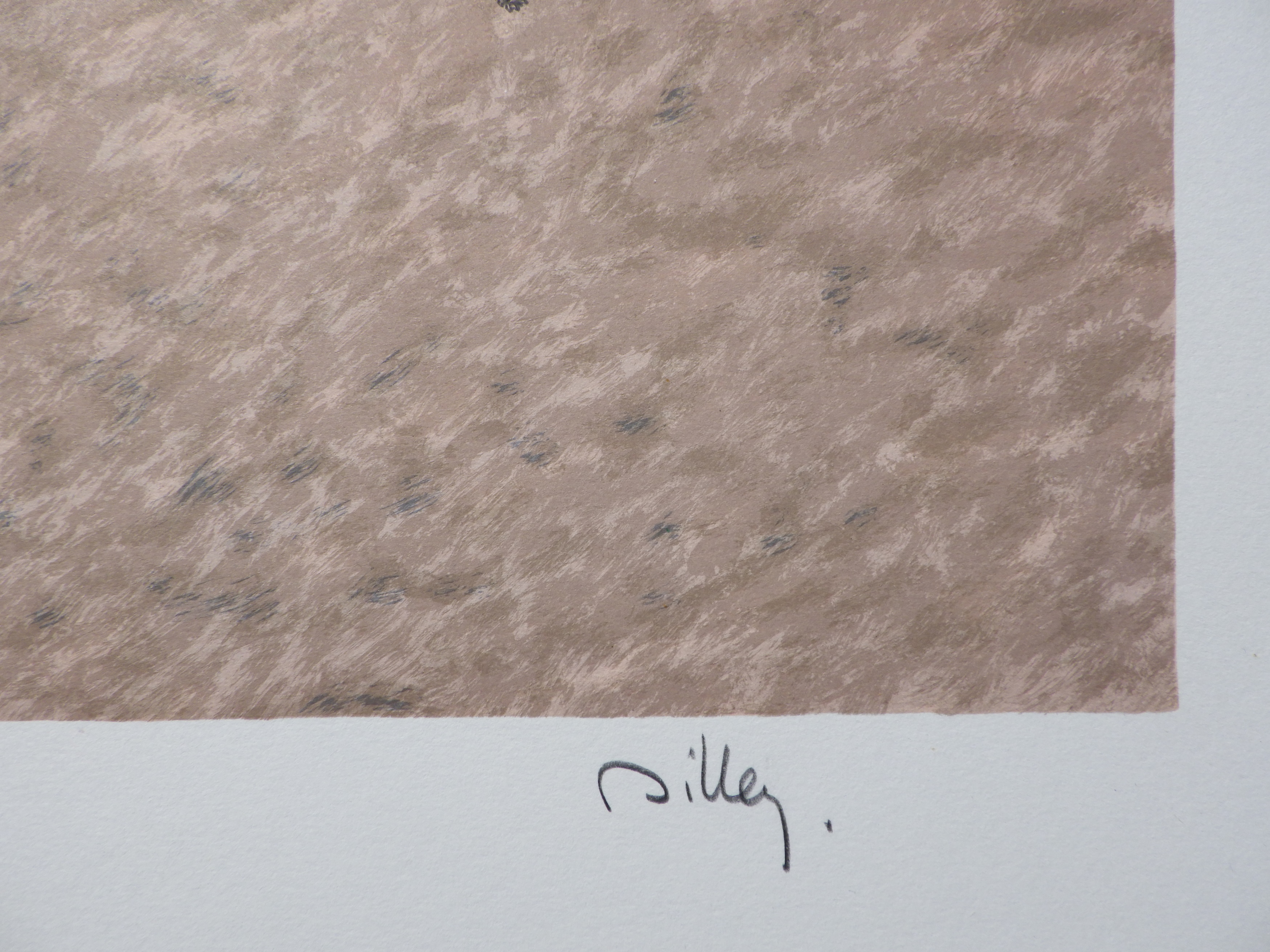 Ramon DILLEY: Elegant in Deauville, Original signed lithograph
