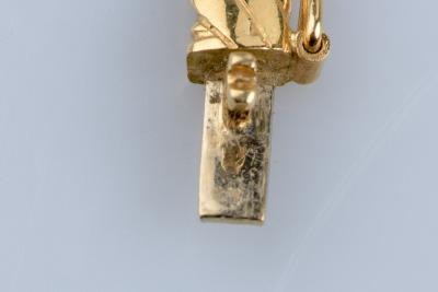Collier fer a cheval en Or 18 Carats diamants 2
