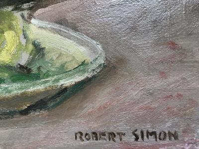Robert SIMON - Dans l’atelier, 1942 - Huile sur toile signée 2