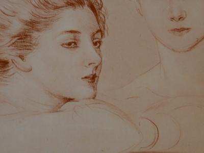 Paul César HELLEU : La Parisienne, Lithographie originale signée 2