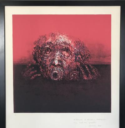 Gérard EPPELÉ - Sans titre , 1971 - Lithographie originale signée au crayon. 2