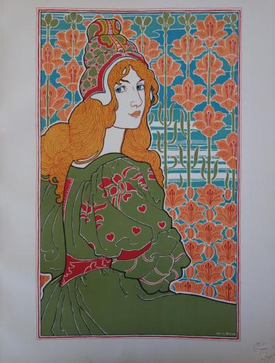 Louis John RHEAD : Jane, Lithographie originale signée 2