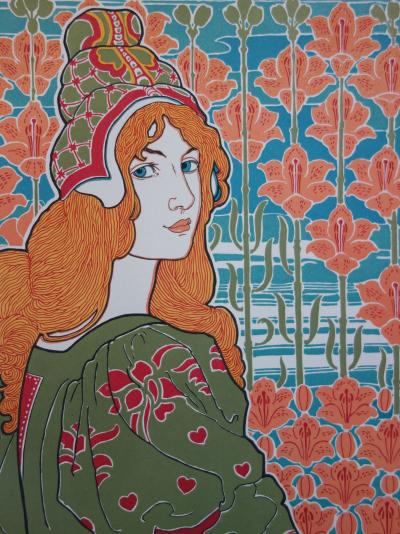Louis John RHEAD : Jane, Lithographie originale signée 2