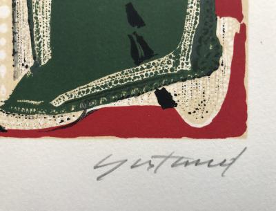 Pierre GASTAUD - Composition - Lithographie originale signée à la main 2