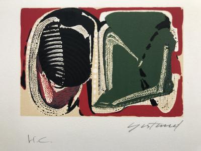 Pierre GASTAUD - Composition - Lithographie originale signée à la main 2