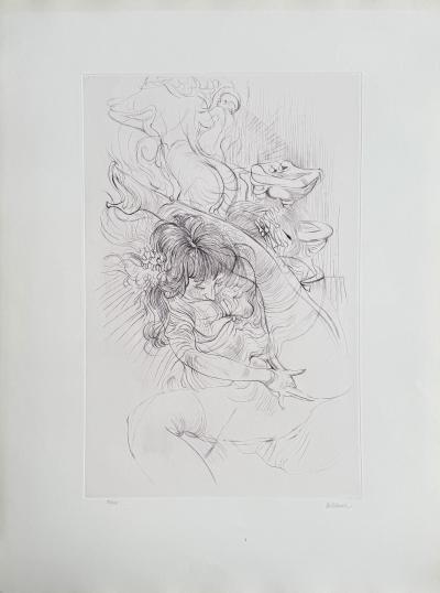 Hans Bellmer - Intimité - Gravure originale signée et numérotée crayon 2