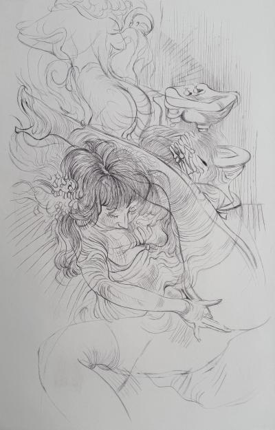 Hans Bellmer - Intimité - Gravure originale signée et numérotée crayon 2