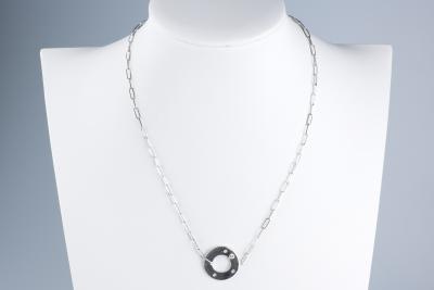 Collier en or blanc 18 carats et diamants 2
