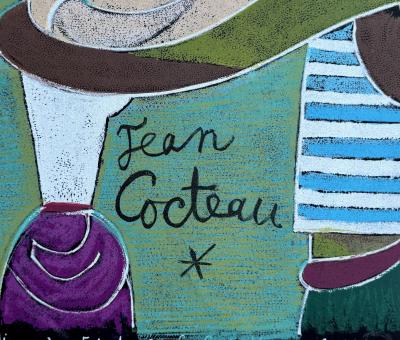 Jean Cocteau - Innamorati - Lithographie signée planche 2