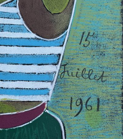 Jean Cocteau - Innamorati - Lithographie signée planche 2