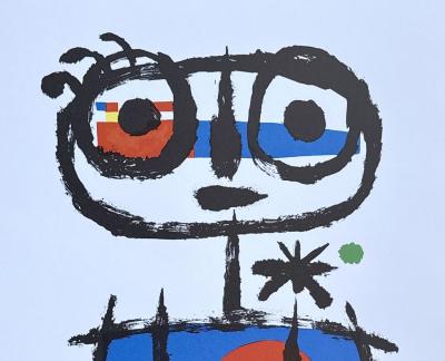 Joan MIRO - Garçon abstrait - Lithographie signée dans la planche 2