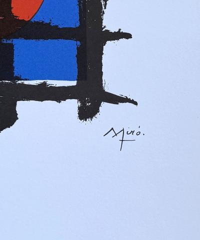 Joan MIRO - Garçon abstrait - Lithographie signée dans la planche 2