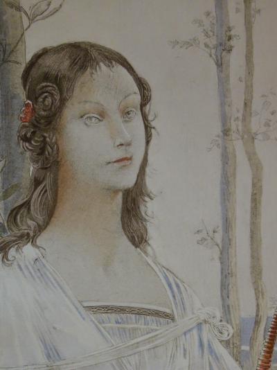 Luc Olivier MERSON : Judith et la tête coupée de Holopherne, Lithographie originale signée 2
