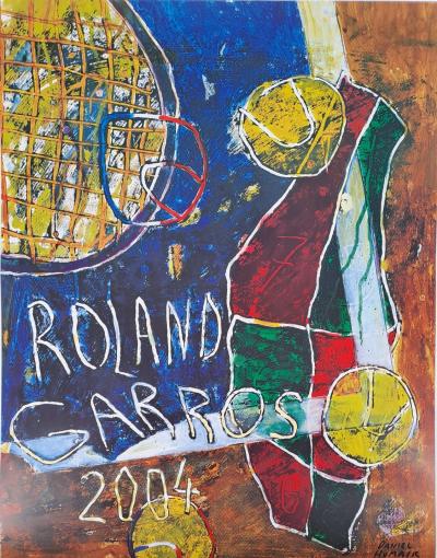 Daniel Humair (d’après) - Roland Garros, 2004 - Affiche 2