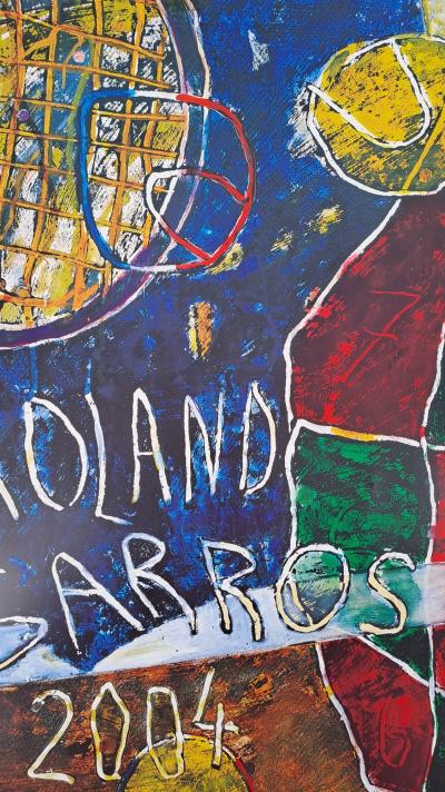 Daniel Humair (d’après) - Roland Garros, 2004 - Affiche 2