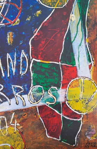 Daniel Humair (d’après) - Roland Garros, 2004 - Affiche 2