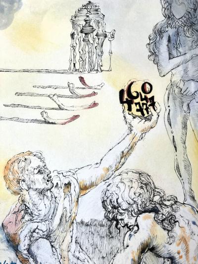 Salvador DALI - Hamlet, 1973, gravure 2
