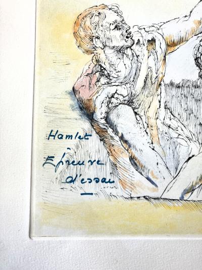Salvador DALI - Hamlet, 1973, gravure 2