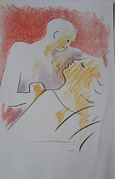 Jean Cocteau - Romeo et Juliette - Lithographie originale en couleur 2